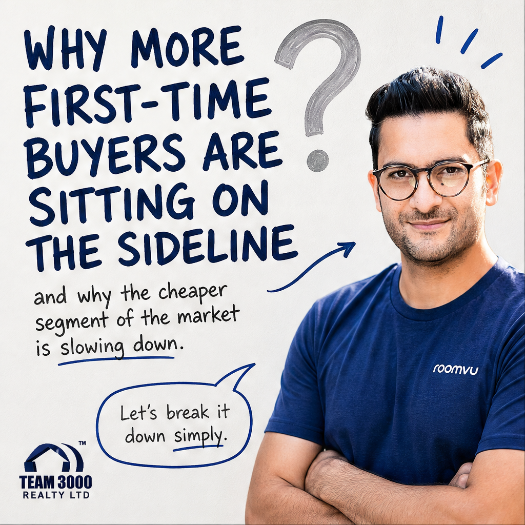 Why more first-time home buyers are sitting on the sideline and why the cheaper segment of the market is slowing down. Anything under one million in Vancouver is on this lower side right now,